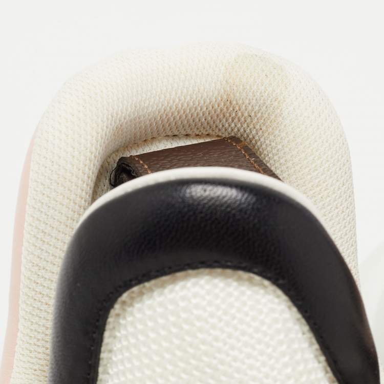 Pre Owned Louis Vuitton Multicolor Mesh and Leather Archlight Sneakers Size 37.5