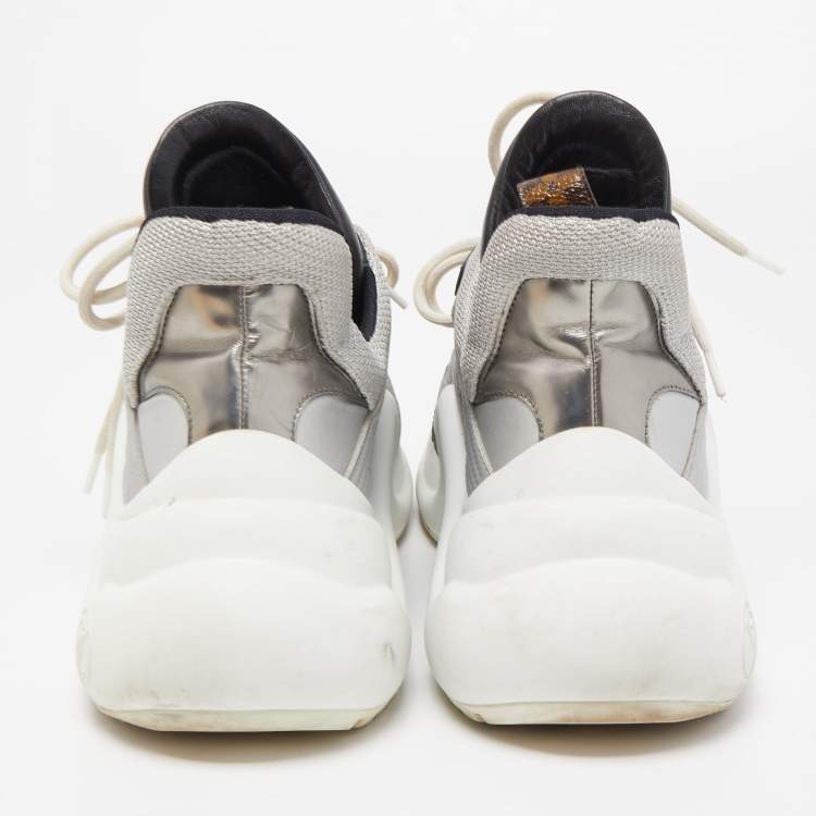 Pre Owned Louis Vuitton Tricolor Mesh and Leather Archlight Sneakers Size 39