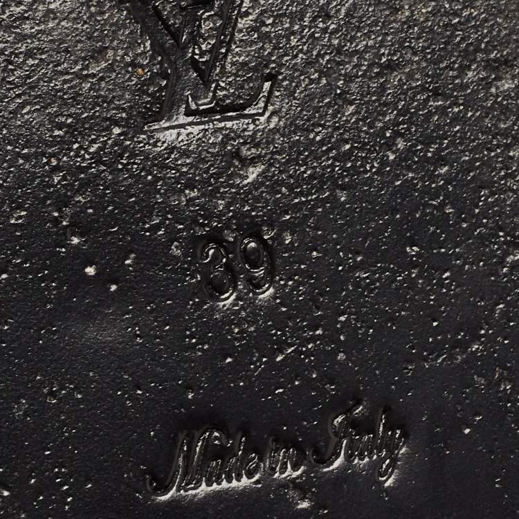 Pre Owned Louis Vuitton Brown Monogram Coated Canvas Bom Dia Flat Slides Size 39