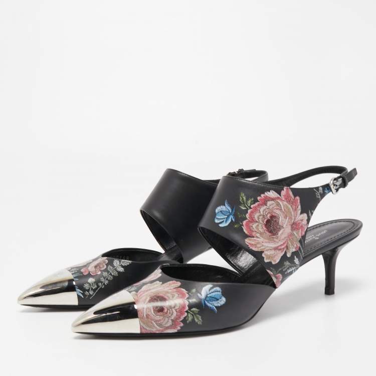 Louis Vuitton, Shoes, Louis Vuitton Blossom Floral Embellished Patent  Leather High Heel Pump White