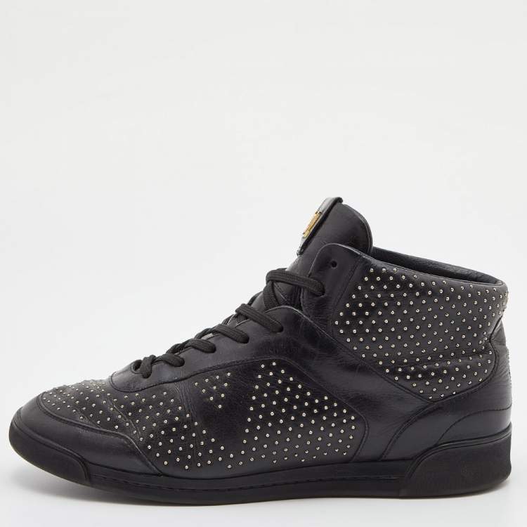 Black studded sale louis vuitton sneakers