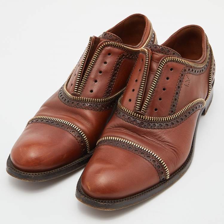 Louis Vuitton Louis Vuitton brown leather dress shoes