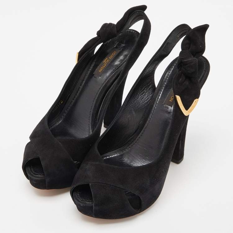 Louis Vuitton Sparkle Sandal BLACK. Size 36.5