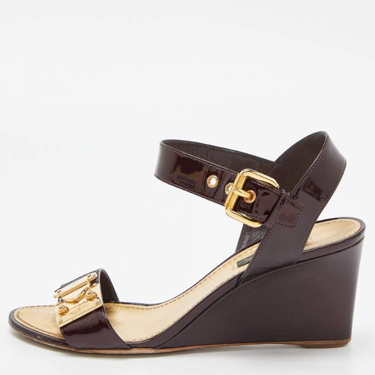 Louis Vuitton Wedge Sandals for Women for sale