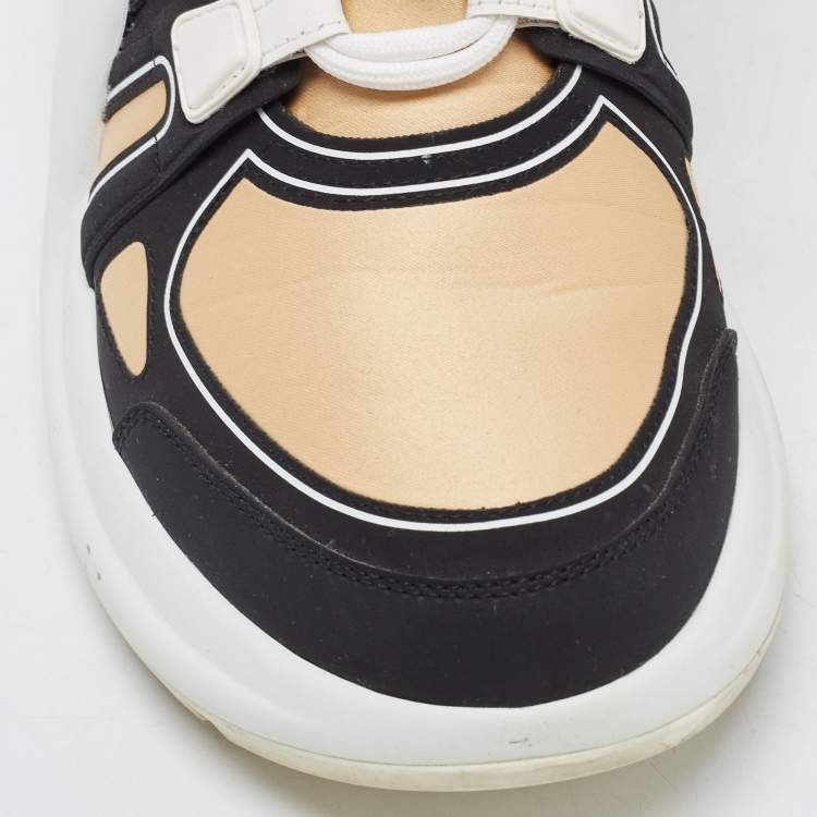 مملوكة مسبقًا Louis Vuitton Brown/Black Nylon and Leather Archlight Sneakers Size 39