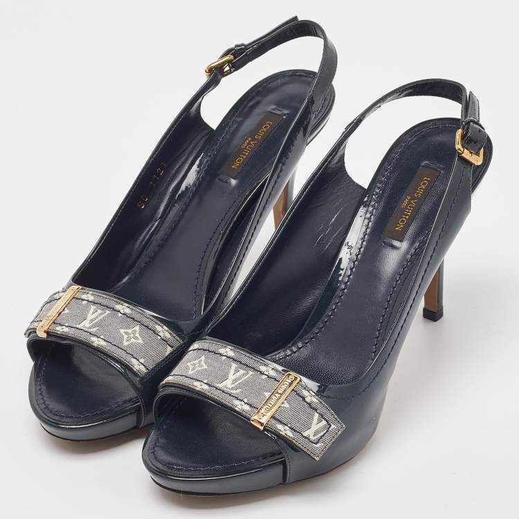 Louis Vuitton Monogram Slingback Sandals