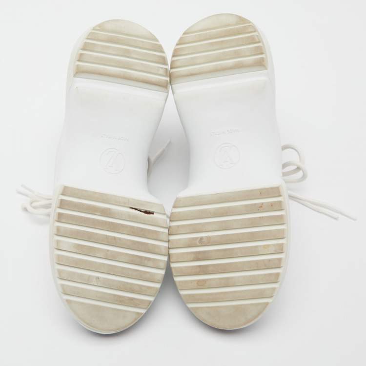 Pre Owned Louis Vuitton Tricolor Leather and Mesh Archlight Sneakers Size 38