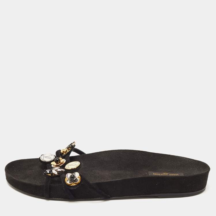 LV Orsay Flat Sandals - Luxury Black