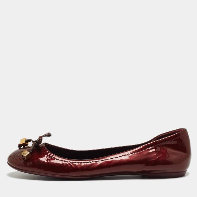 Louis Vuitton Red Leather Dice Pumps Size 38 Louis Vuitton