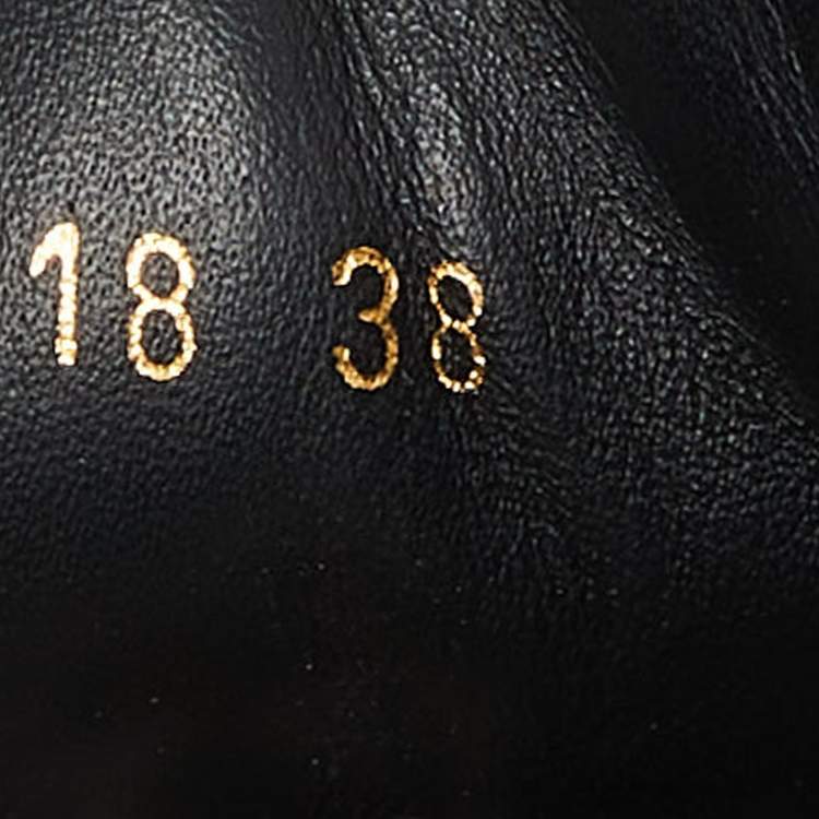 Pre Owned Louis Vuitton Brown/Black Monogram Canvas,Mesh and Leather Run Away Sneakers Size 38