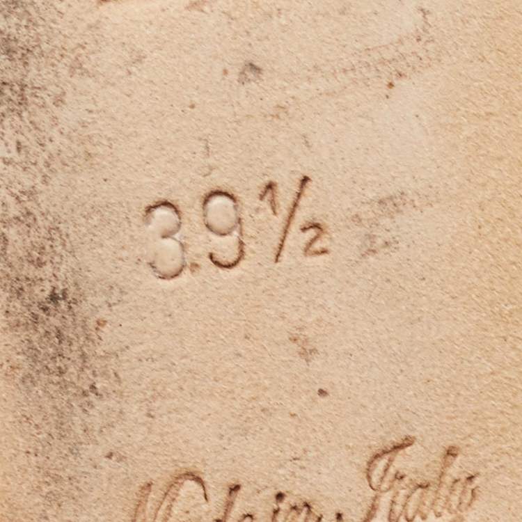 مملوكة مسبقًا Louis Vuitton Navy Blue Monogram Canvas and Leather Elba Bow Ballet Flats Size 39.5