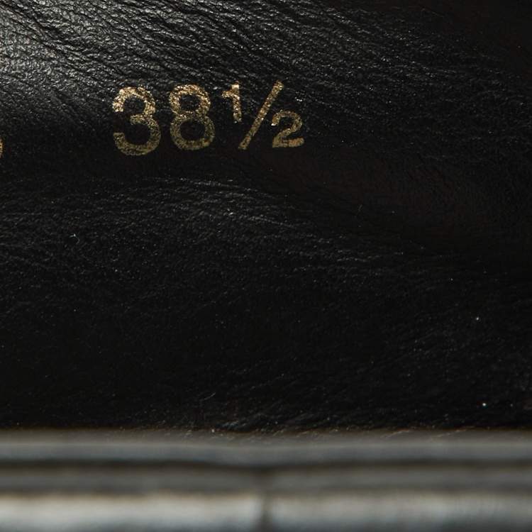 Pre Owned Louis Vuitton Black Patent and Leather Catwalk Sneakers Size 38.5