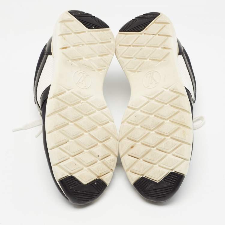 Pre Owned Louis Vuitton Black Nylon and Fabric Aftergame Sneakers Size 36