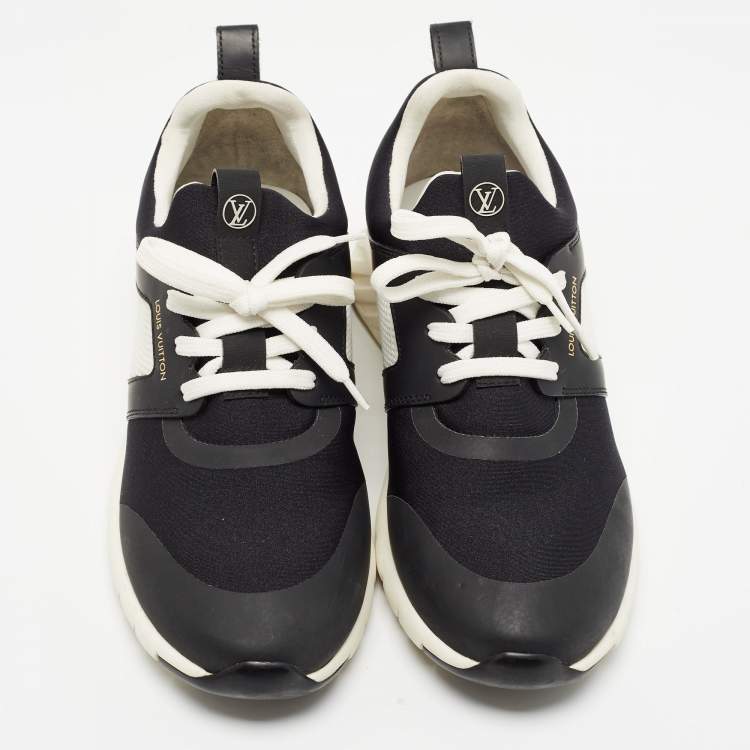Pre Owned Louis Vuitton Black Nylon and Fabric Aftergame Sneakers Size 36