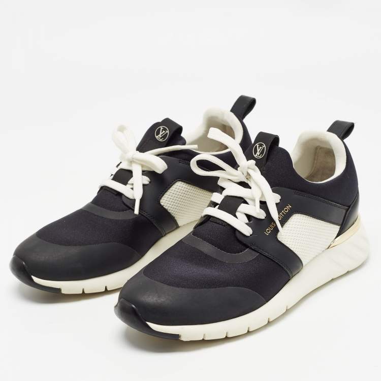 Pre Owned Louis Vuitton Black Nylon and Fabric Aftergame Sneakers Size 36