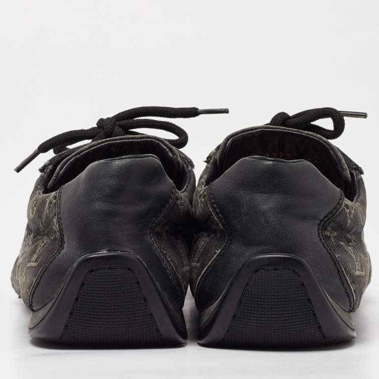 Pre Owned Louis Vuitton Monogram Canvas and Leather Low Top Sneakers Size 40