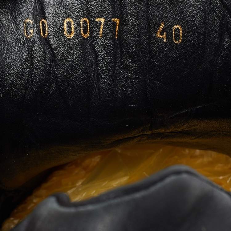 Pre Owned Louis Vuitton Monogram Canvas and Leather Low Top Sneakers Size 40