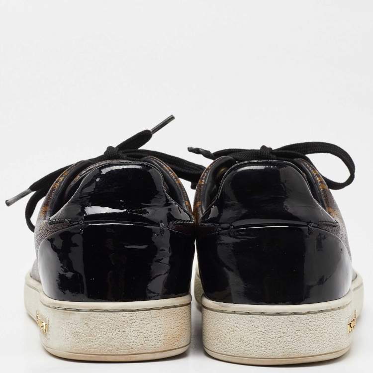 Pre Owned Louis Vuitton Monogram Canvas Frontrow Sneakers Size 38