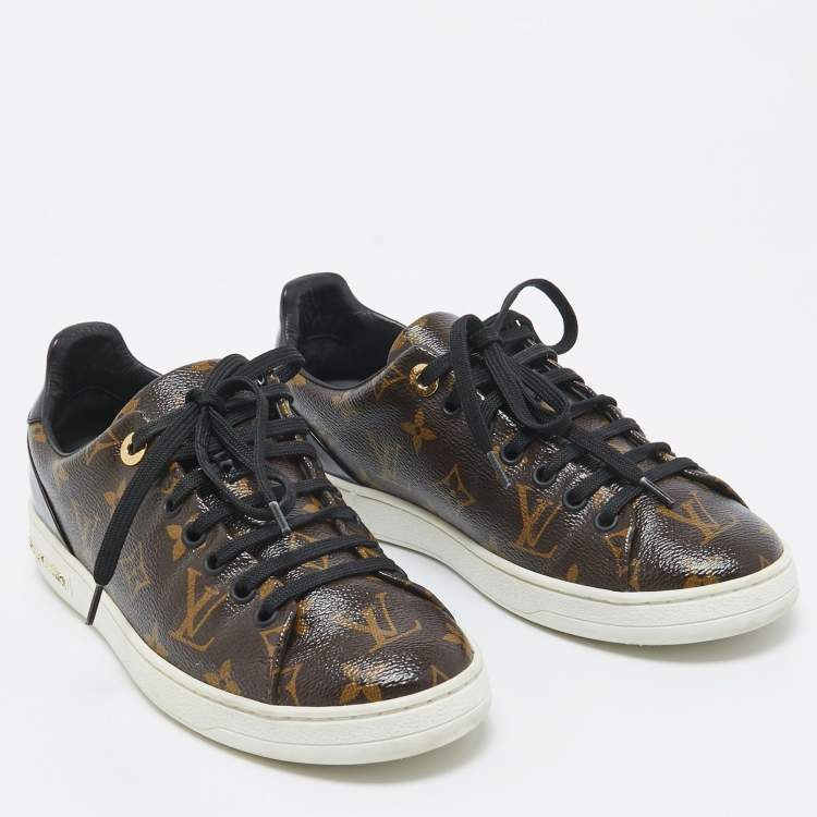 Pre Owned Louis Vuitton Monogram Canvas Frontrow Sneakers Size 37.5
