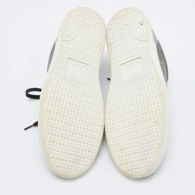 Pre Owned Louis Vuitton Monogram Canvas Frontrow Sneakers Size 37.5