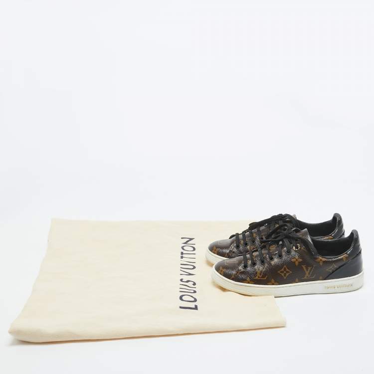 Pre Owned Louis Vuitton Monogram Canvas Frontrow Sneakers Size 37.5