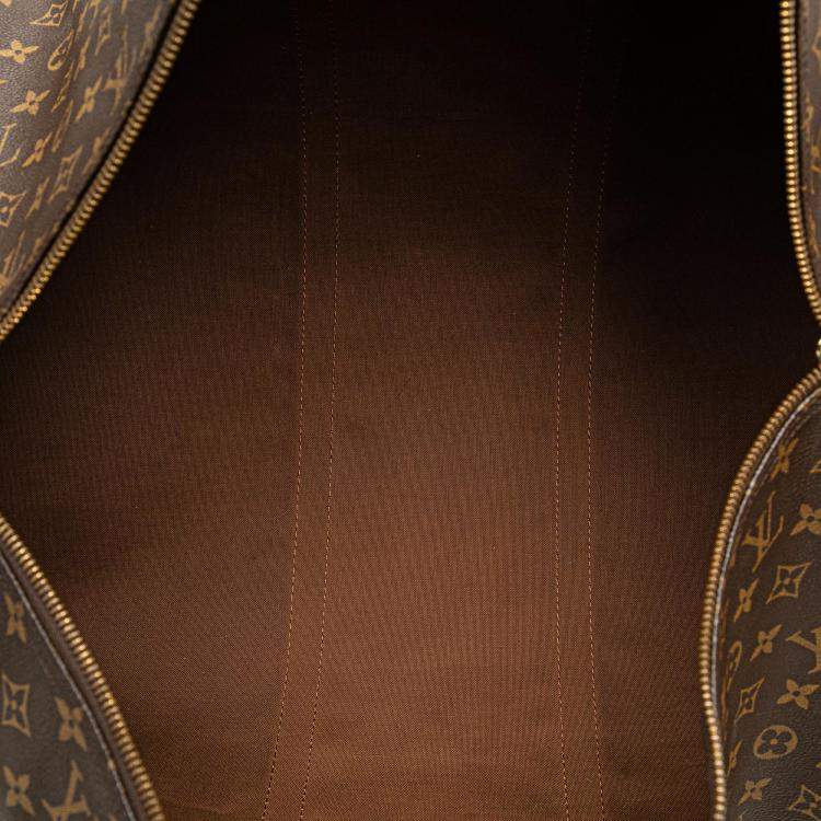 Pre Owned Louis Vuitton Monogram Keepall Bandouliere 60 Bag