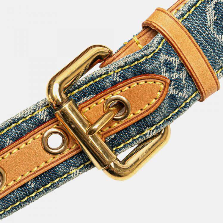 Pre Owned Louis Vuitton Monogram Denim Bum Bag