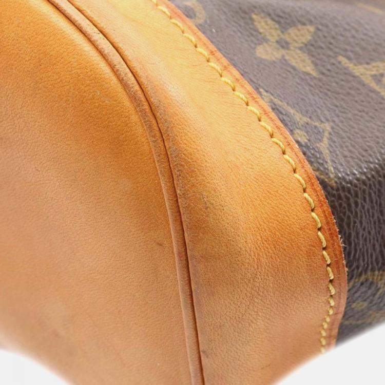 Pre Owned Louis Vuitton Brown Monogram Montsouris GM