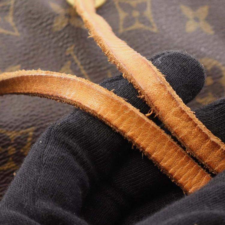 Pre Owned Louis Vuitton Brown Monogram Montsouris GM