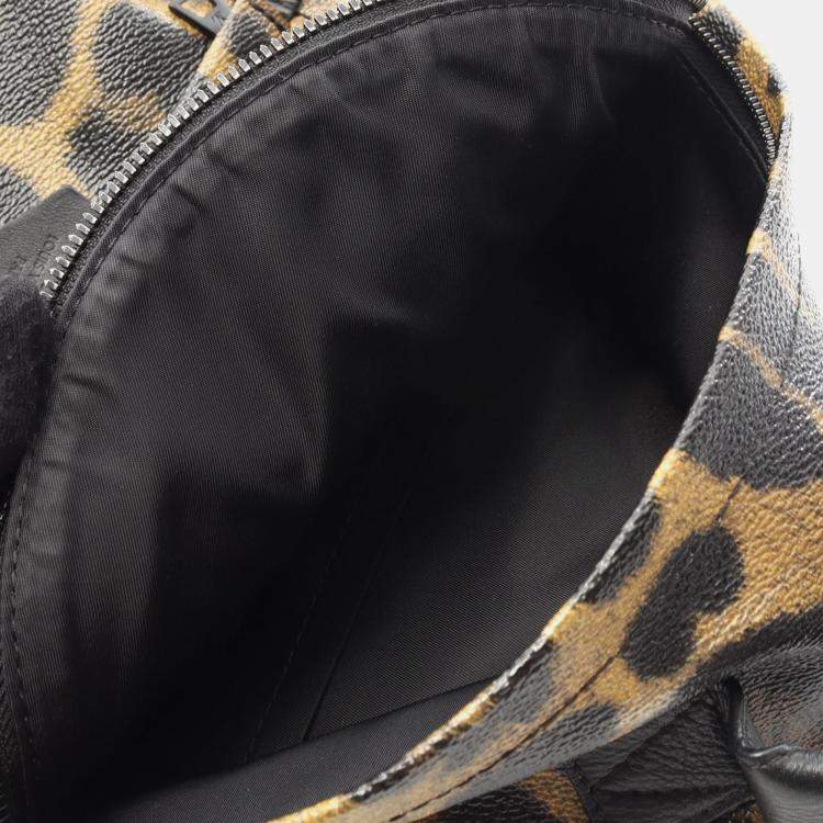 Pre Owned Louis Vuitton Brown Wild Animal Palm Springs PM