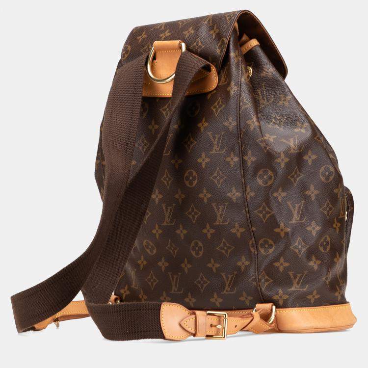 Pre Owned Louis Vuitton Monogram Montsouris GM Backpack