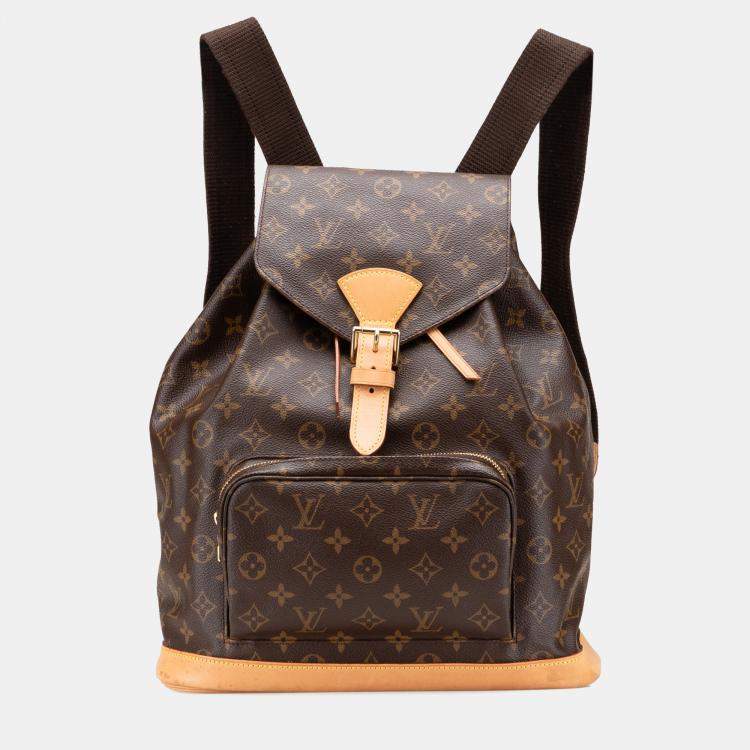 Pre Owned Louis Vuitton Monogram Montsouris GM Backpack