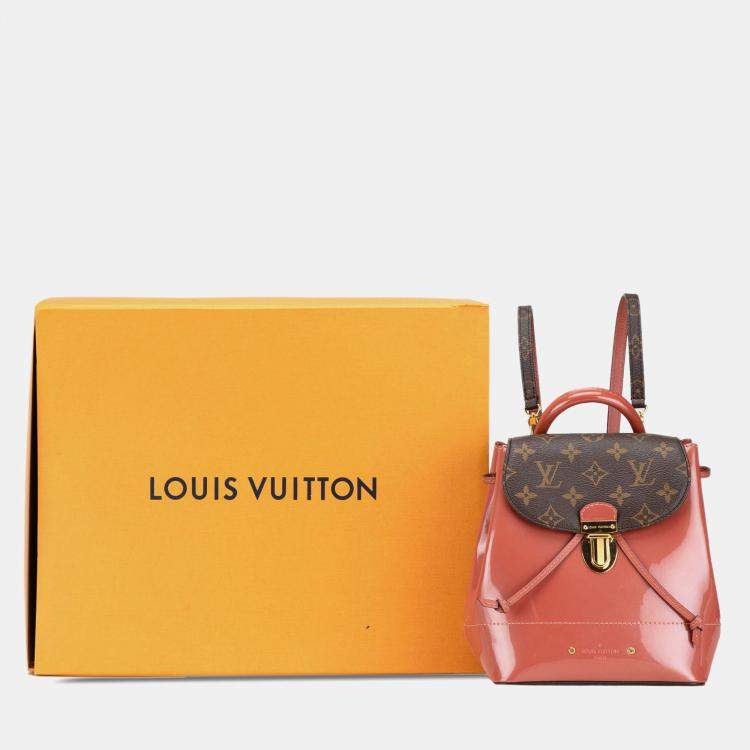 Pre Owned Louis Vuitton Pink Monogram Vernis Hot Springs Backpack