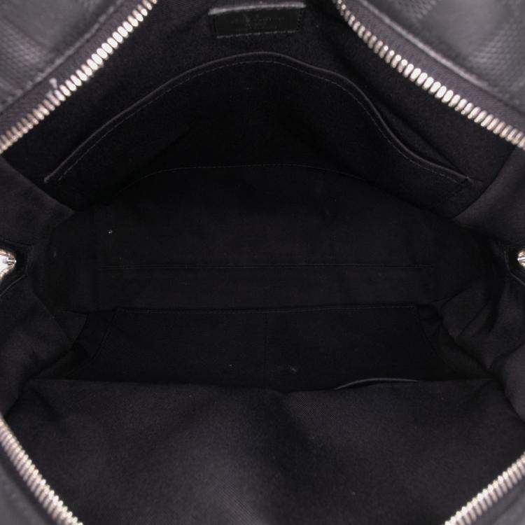 Pre Owned Louis Vuitton Black Damier Infini Campus Calf Leather Backpack