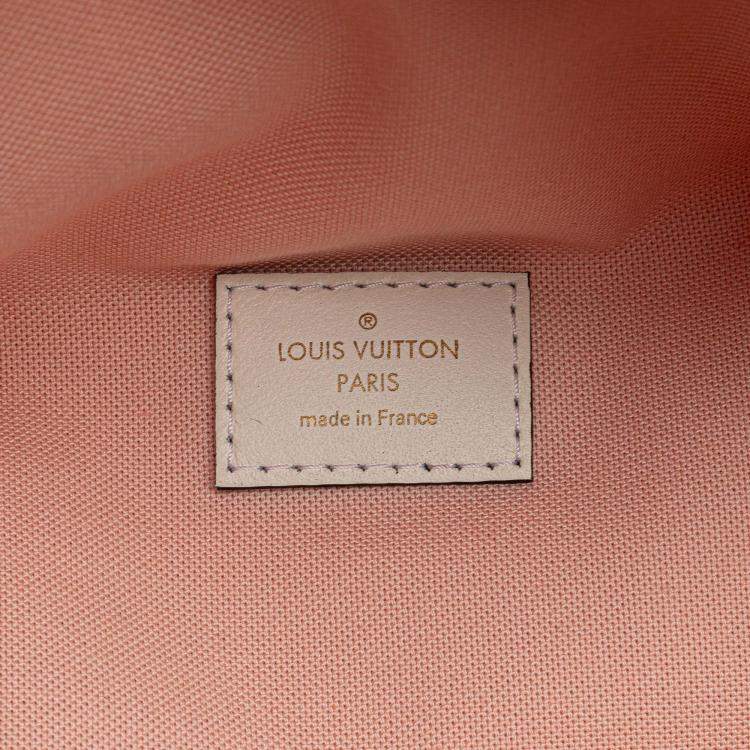 Pre Owned Louis Vuitton Red Monogram Giant Bumbag