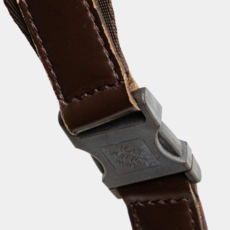 Pre Owned Damier Ebene Melville Belt Bum Bag
