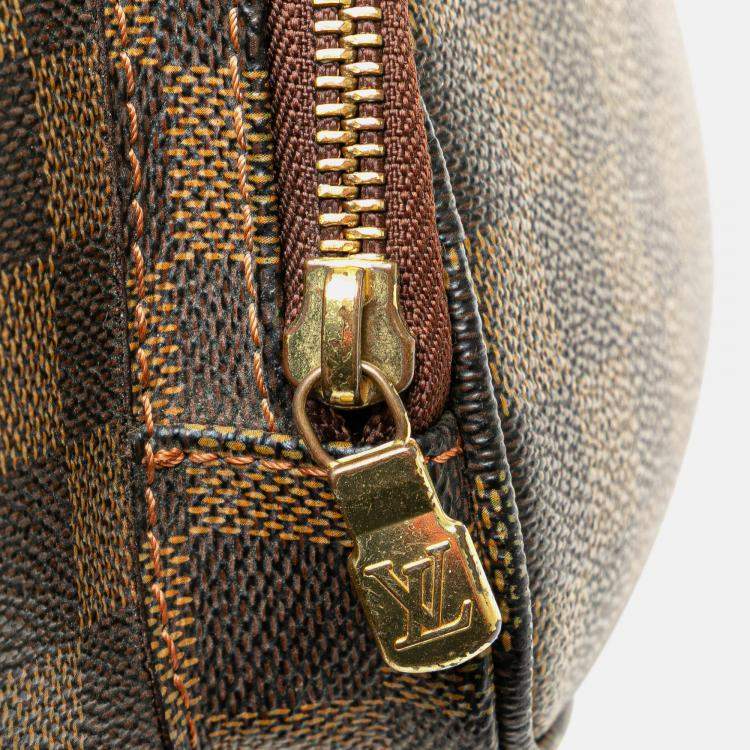 Pre Owned Damier Ebene Melville Belt Bum Bag
