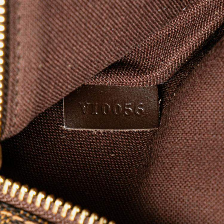 Pre Owned Damier Ebene Melville Belt Bum Bag