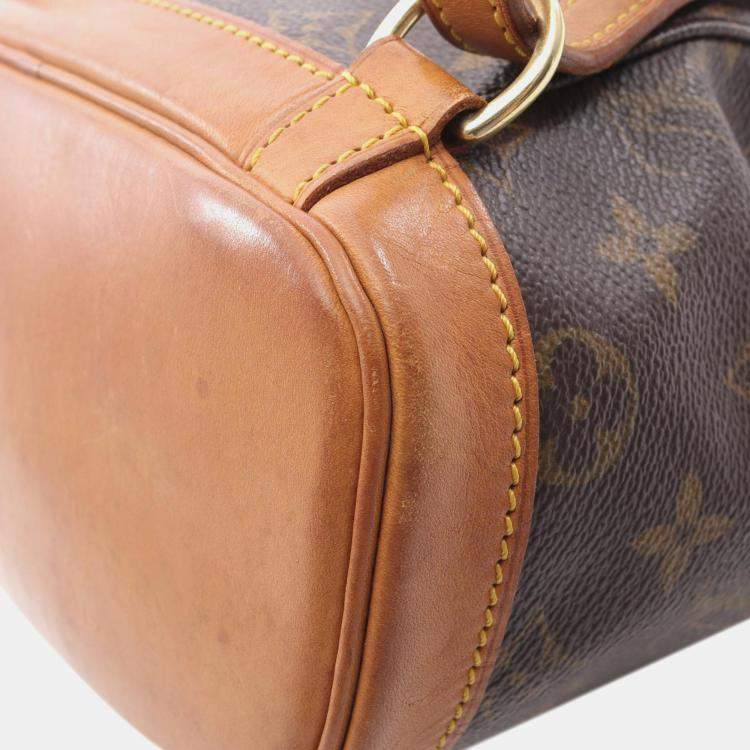 Pre Owned Louis Vuitton Brown Monogram Mini Montsouris Backpack