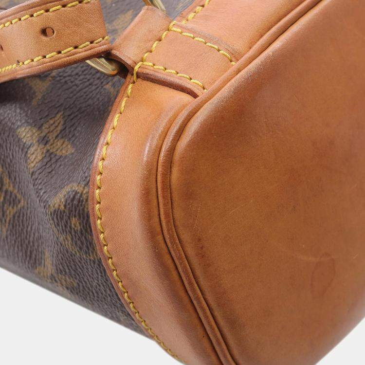Pre Owned Louis Vuitton Brown Monogram Mini Montsouris Backpack