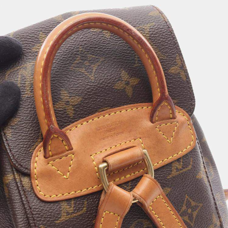 Pre Owned Louis Vuitton Brown Monogram Mini Montsouris Backpack