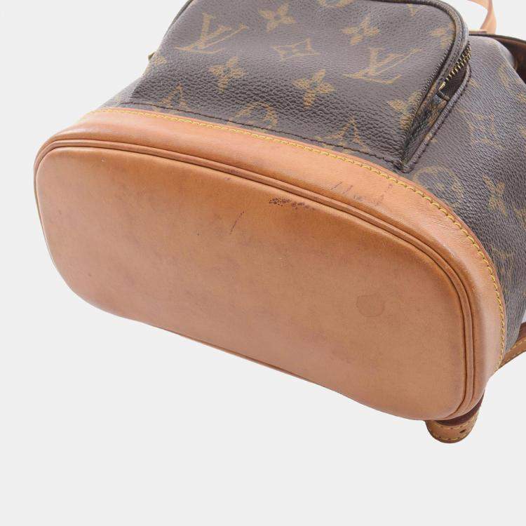 Pre Owned Louis Vuitton Brown Monogram Mini Montsouris Backpack