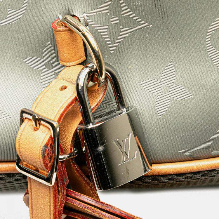 Pre Owned Louis Vuitton Monogram Titanium Backpack PM