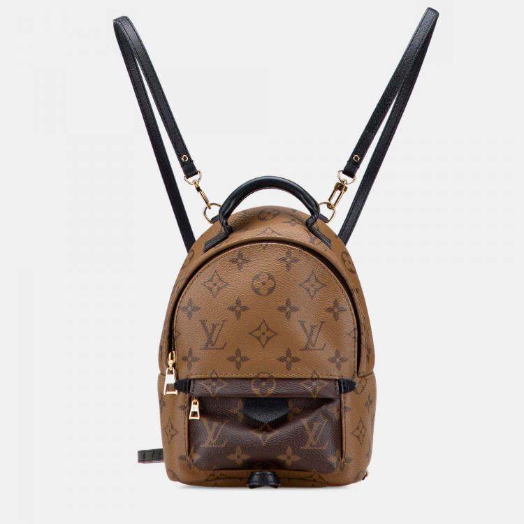 Pre Owned Louis Vuitton Monogram Reverse Mini Palm Springs