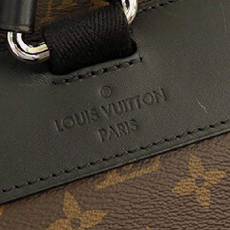 Pre Owned Louis Vuitton Monogram Macassar Christopher Backpack MM