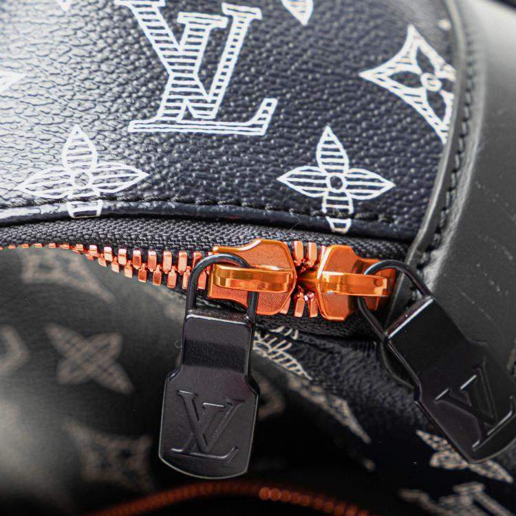Pre Owned Louis Vuitton Navy Blue Monogram Upside Down Ink Apollo Backpack