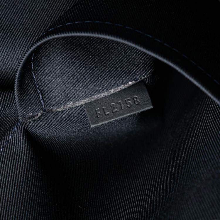 Pre Owned Louis Vuitton Navy Blue Monogram Upside Down Ink Apollo Backpack