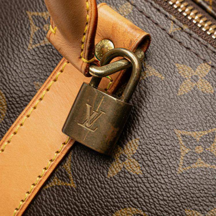 Pre Owned Louis Vuitton Monogram Keepall Bandouliere 55