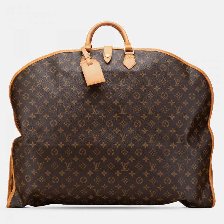 Pre Owned Louis Vuitton Brown Monogram Housse Porte Habits Garment Cover