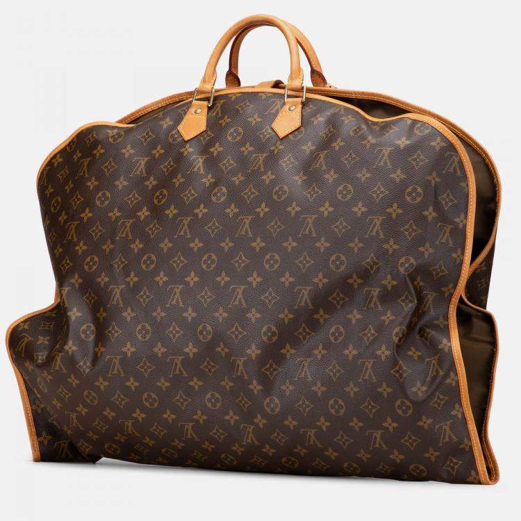 Pre Owned Louis Vuitton Brown Monogram Housse Porte Habits Garment Cover